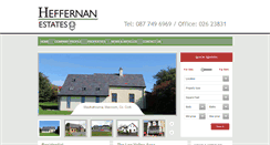 Desktop Screenshot of heffernanestates.com