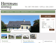 Tablet Screenshot of heffernanestates.com